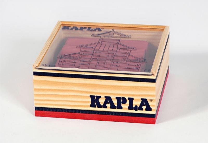 Kapla 40 Parça-Kırmızı