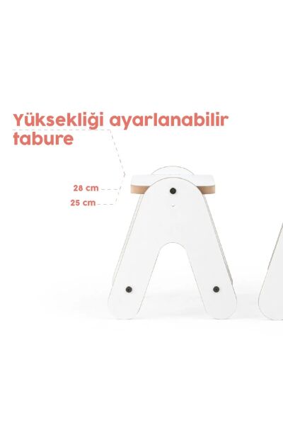 Massam Beyaz MDF Aktivite Masası