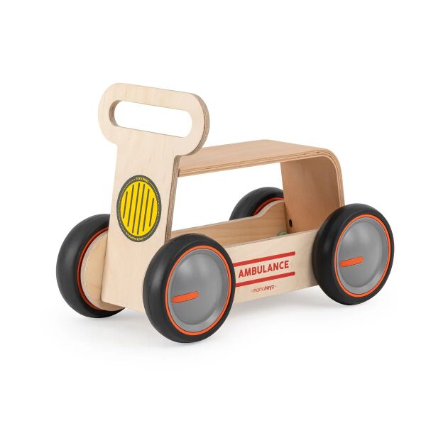 Driveme Wood Ambulans Yürüteç Bin Sür