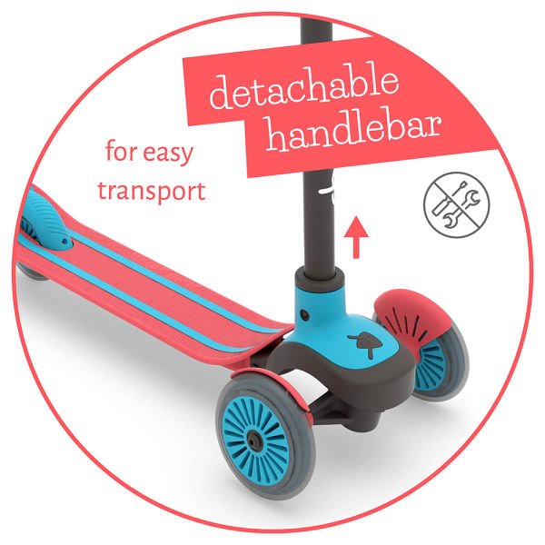 3 Tekerlekli Scooter - Kırmızı