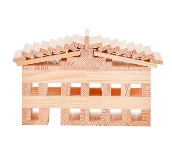 Kapla 100 Parça Ahşap Blok